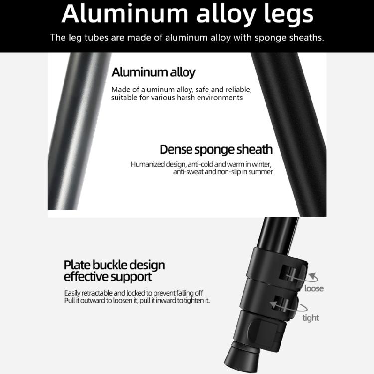 Camera Monopod 1.6M 6-section Expansion Photography Support Bracket Easy to Carry For Photographers