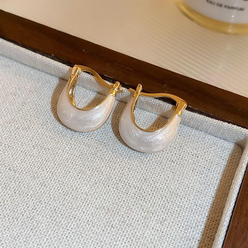 Love Geometric Earrings, Simple Flower Earrings, Fashionable Temperament Earrings, High-end Sense Earrings, Gifts