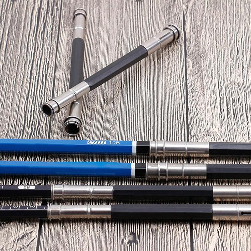 1 Bucată Mărime Reglabilă Extensor / Suport Dublu Cap / Un Singur Cap Creion Schiță Școală Birou Pictură Artă Instrument de Scris pentru Scris Cadou