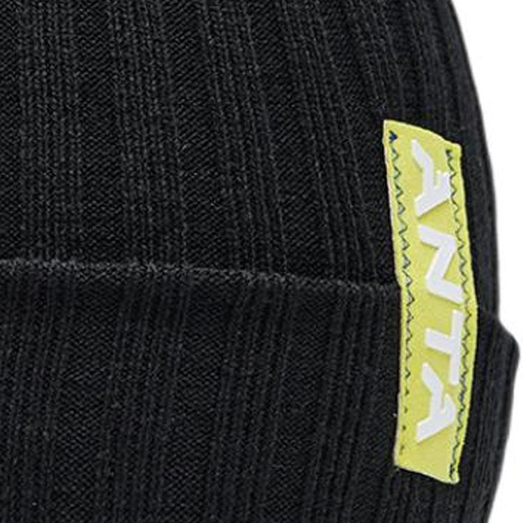 

Anta Logo Acrylic Yarn Hat Kids Hats Black 392348533N-1 M