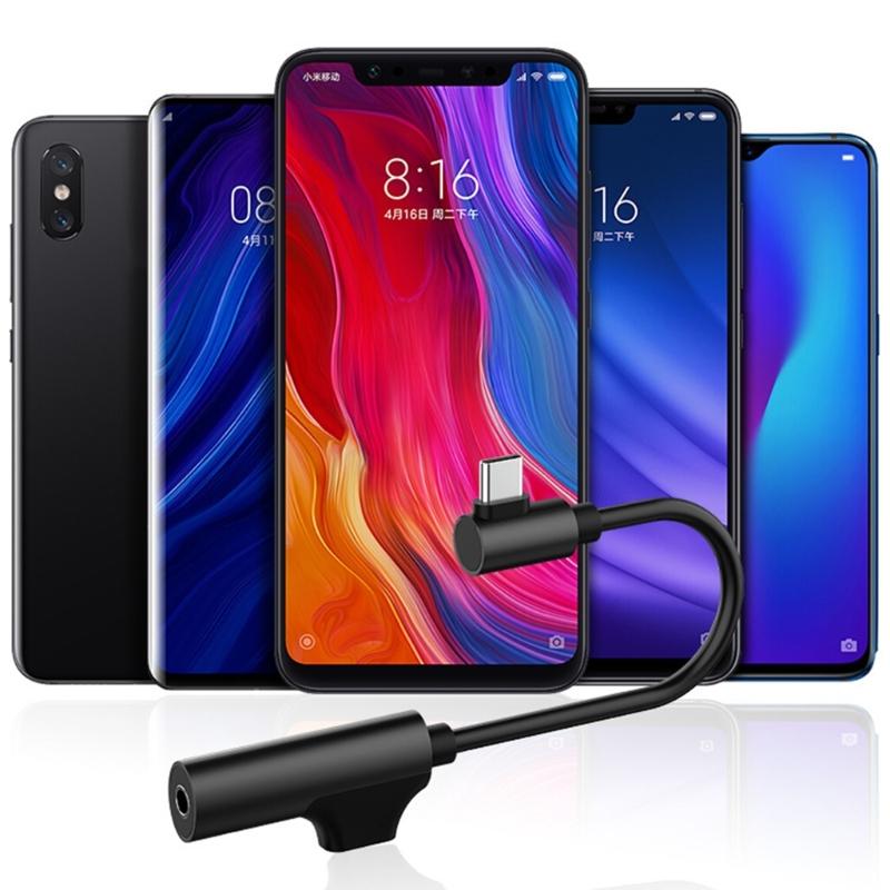 USB C To 3.5mm Sound Adapter Type C Headphone Stereo Dongle Cable Headphone Amplifiers for Smartphone Accessories