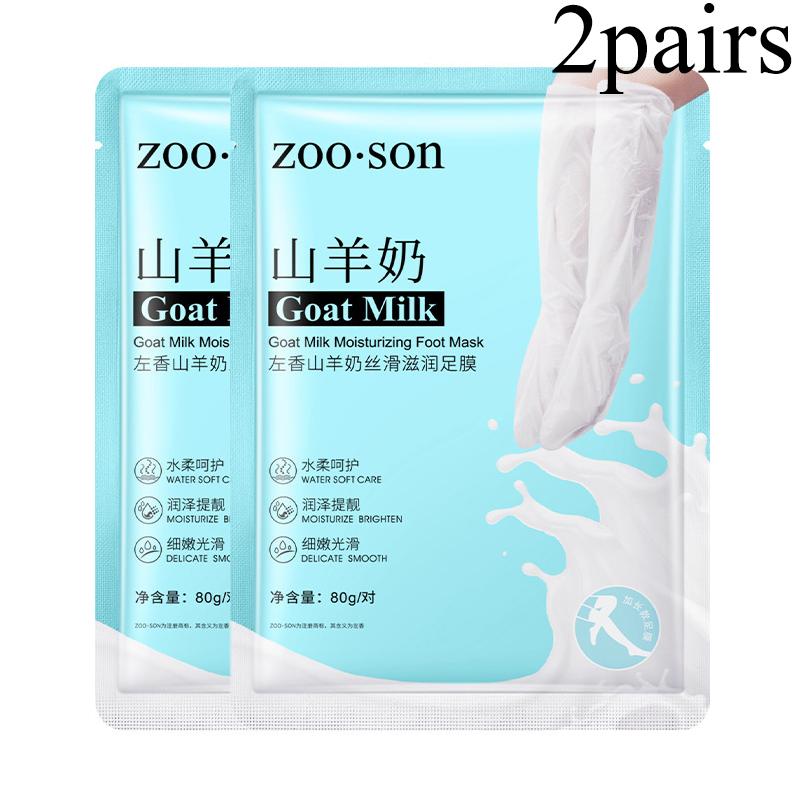 Goat Milk Moisturizing Long Hand Foot Mask Hydrating and Nourishing Skin Care Body Leg Film Improve Callus Soft Skin Care