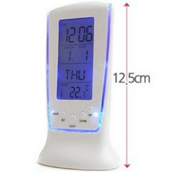 510 Mini LED Leuchtender Musikwecker mit Temperaturanzeige - Leise und Kreatives Geschenk