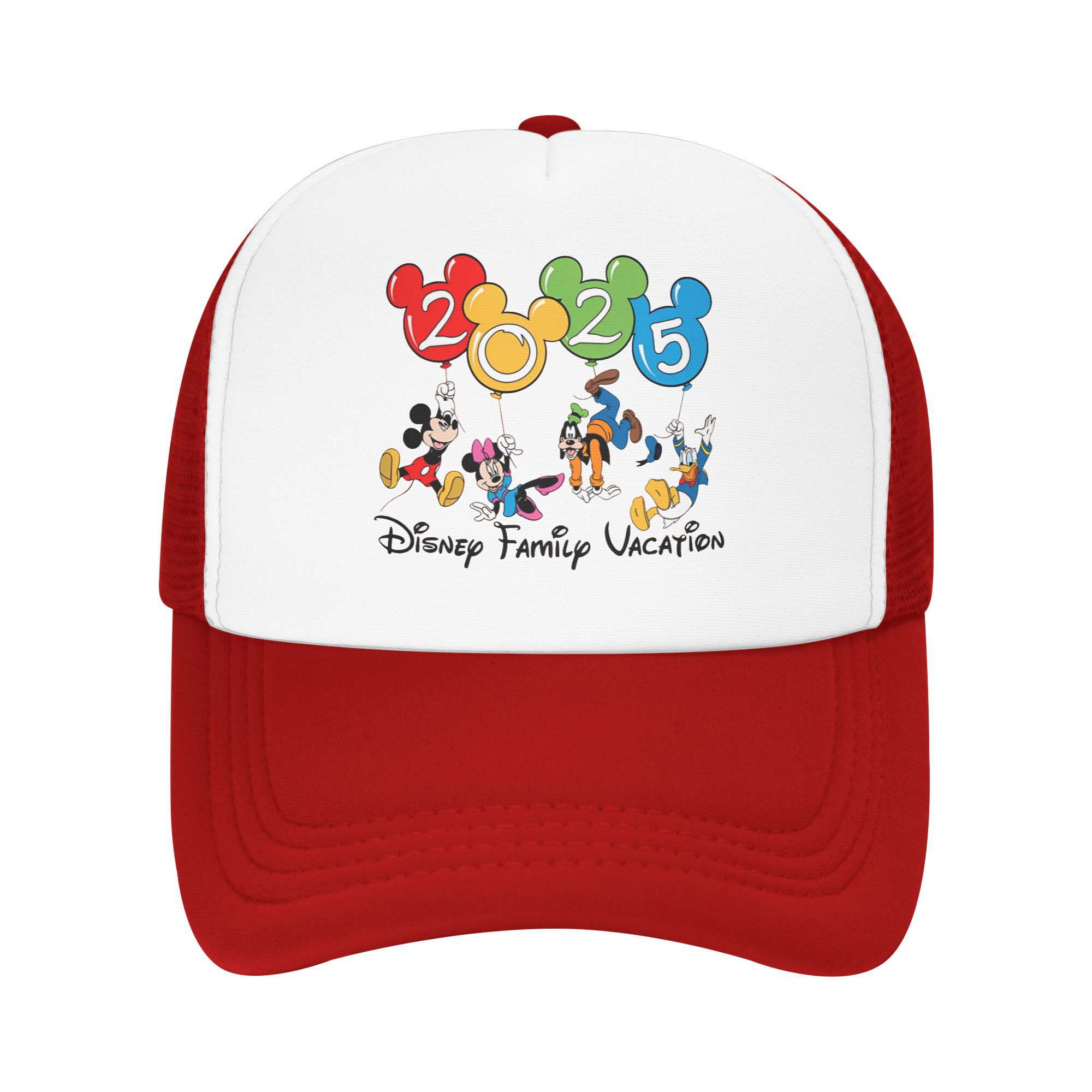 

Disney Микки Семейный Отпуск 2025 Поездка в Диснейуорлд Сетчатая Солнцезащитная Кепка Наряды для Регулируемой Бейсболки Охлаждающая Кепка с Сетчатой Задней Частью One Size