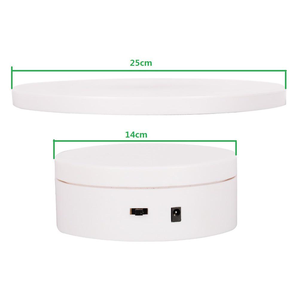 Electric Rotating Display Stand: Adjustable, Intelligent Live Streaming USB Turntable