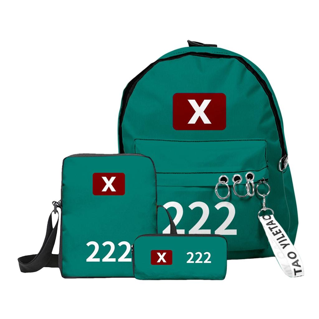 Cartoon Printing Casual Shoulder Bag Junior High School Students Large Capacity Backpacks