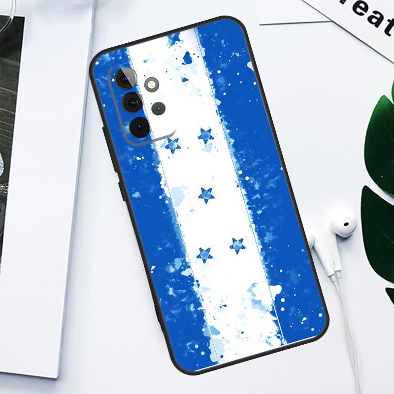

Honduras Flag For Samsung Galaxy A06 A05 A16 A54 A34 A14 A55 A35 A15 A53 A33 A13 A22 A32 A52 Phone Case Samsung A14