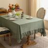 New Light Luxury Retro Lace Tablecloth Dustproof Heat Insulation Beautification Dining Table Cloth Coffee Table Cover