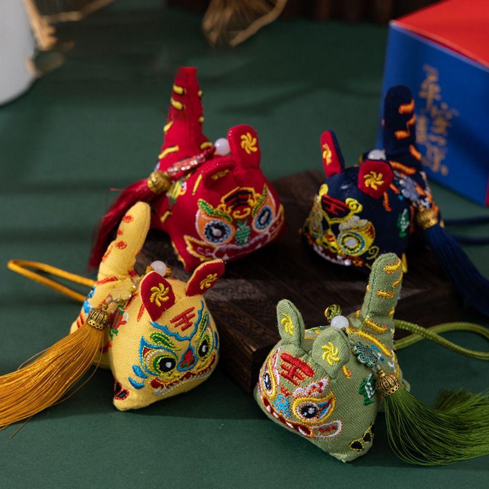 Safety Five Tiger Sachet Embroidery Craft Embroidery Car Pendant Hanfu Props
