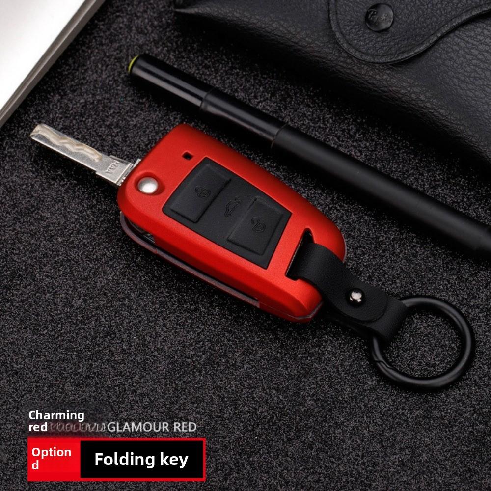For VW Key Case for Magotan Passat Tiguan L Touareg Golf T-Roc Sagitar Car Keys Holder