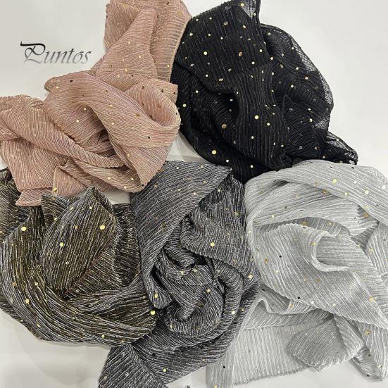 Sequin Headscarf Headscarf, Multi-Purpose Turban Headband Square Scarf, Adjustable Versatile Hair Scarf Strap Bohemian Style Head Wrap for Travel