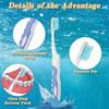 Pack Travel Toothbrush, Folding Travel Toothbrush Foldable Toothbrush Portable Soft Toothbrush for Adults Children