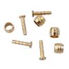 8 Pcs Bike Hydraulic Disc Brake Oil Pin Needle Olive Connect Insert Bicycles Brake Olive and Brass Connecting Insert Set