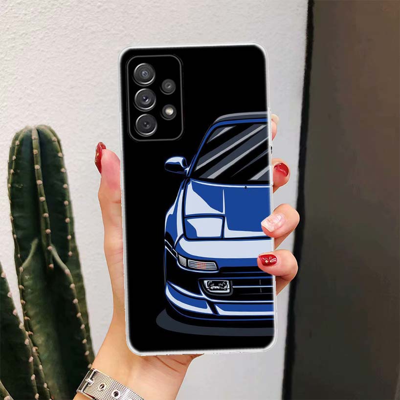 JDM Tokyo Drift Sports Car Male Men For Samsung Galaxy A16 A15 A14 A13 A56 A55 A54 A53 Phone Case A36 A35 A34 A33 A26 A25 A24 A2