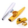 2 Colors Metal Kazoo Portable Wind Instrument Festival Party Atmosphere Creating Supplies Oral Blowing Playing Musical Tool XJM