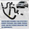 Engine Heater Hose Assembly Compatible With Chevrolet Traverse Saturn Vision Buick Enclave GMC Acadia 2007-2017 Supply And Return Hose 20765678