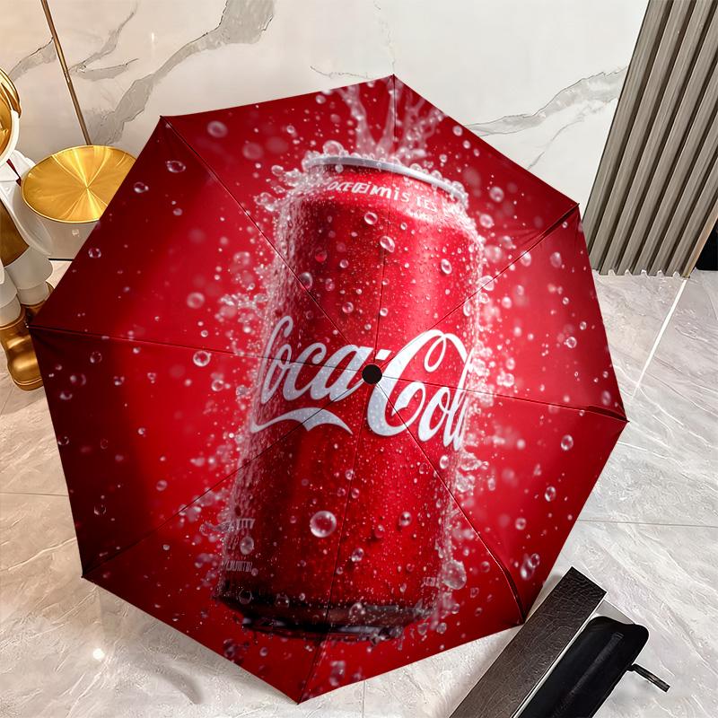 Christmas Gift Halloween Theme Bear Truck Coca Cola umbrella is suitable for all seasons, including home travel and outdoor activities Y17