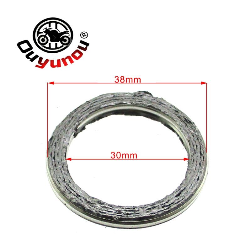 Ouyunou Exhaust Muffler Pipe Gasket Id=32mm For Atv Quad Scooter Moped Pit Dirt Bike