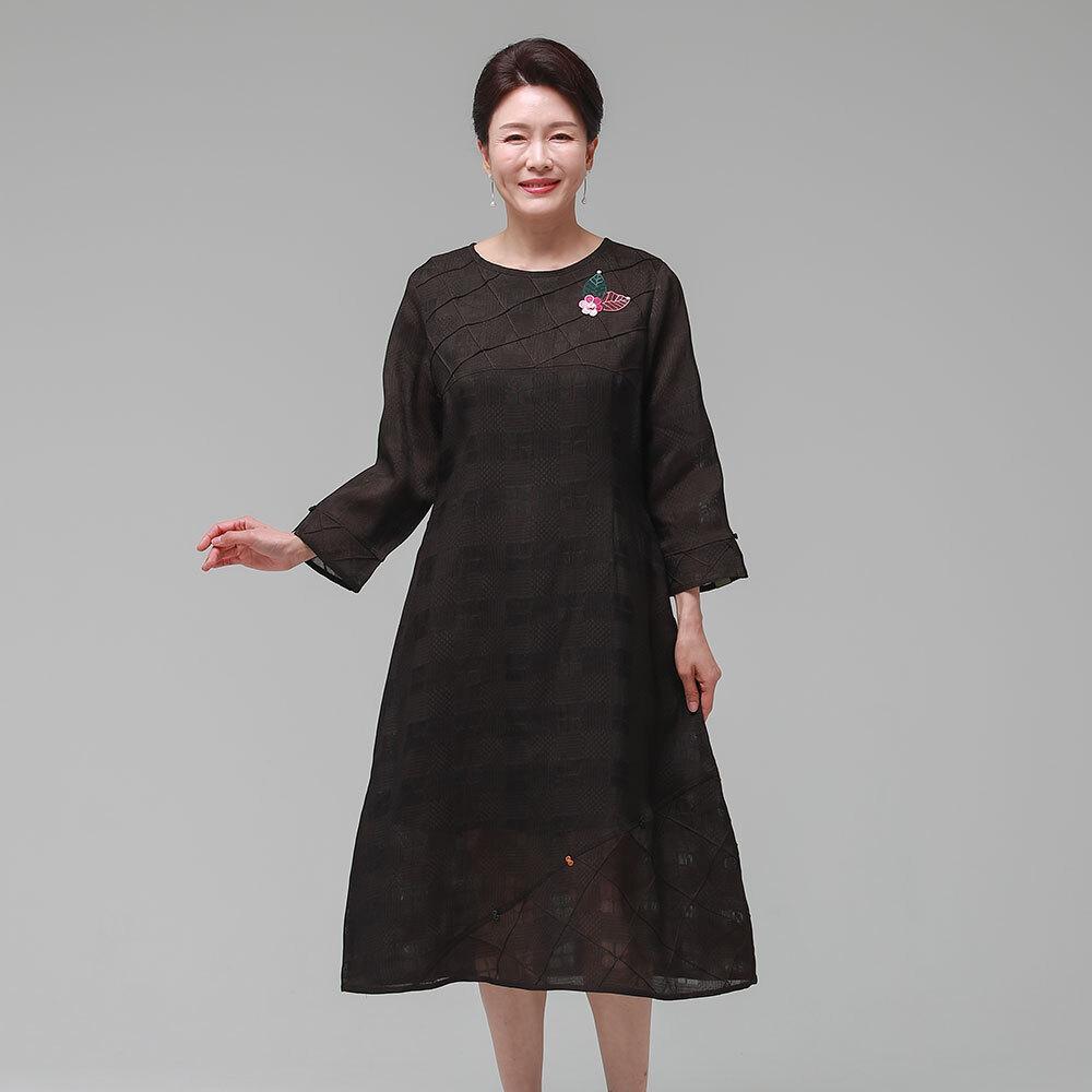 Halanghanbog Natural Dream Summer Women'S Rayon Dress Brown