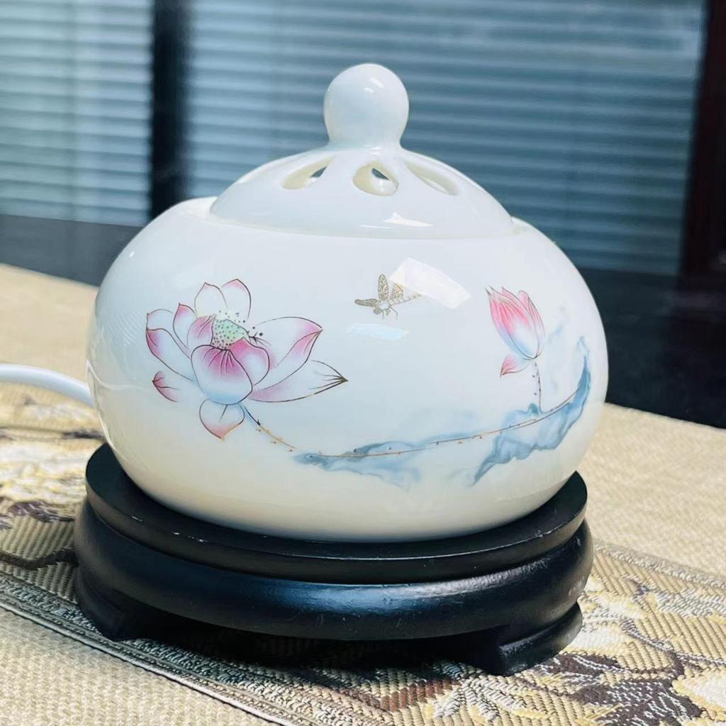 Adjustable Temperature Ceramic Incense Burner & Aroma Diffuser