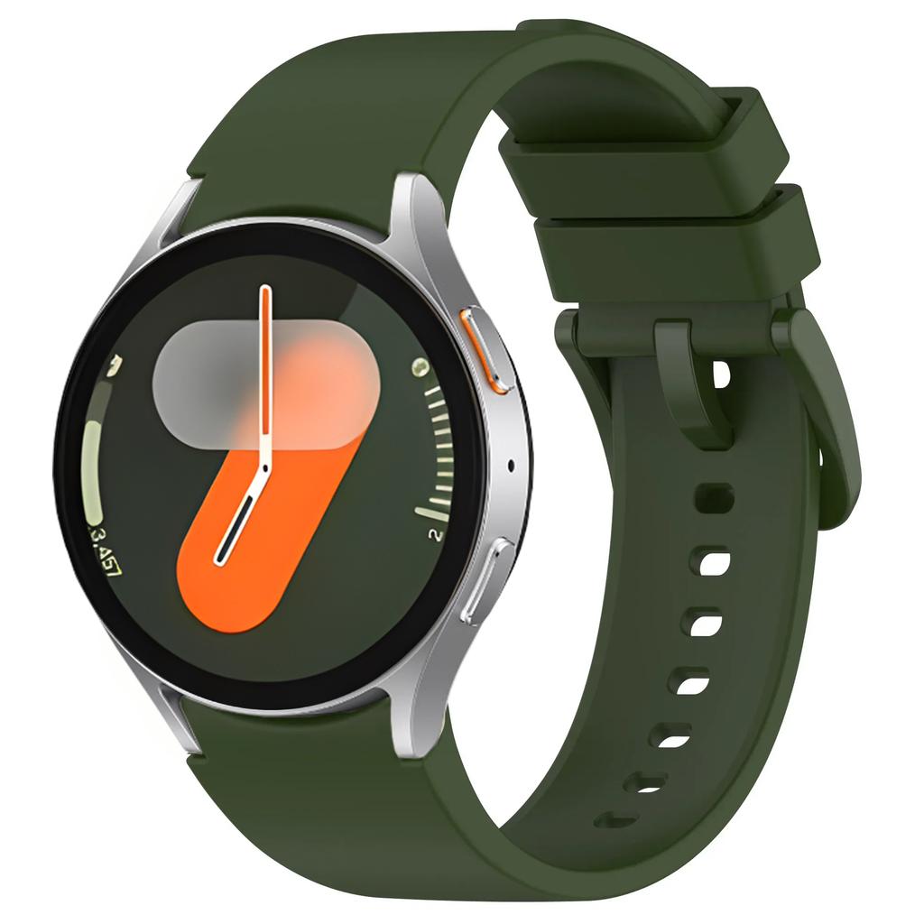 Lückenloses Silikonarmband für Samsung Galaxy Watch 7 40mm 44mm Originalarmband Uhr 6 5 4 40mm 44mm Classic 47mm 43mm 46mm 42mm Gürtel