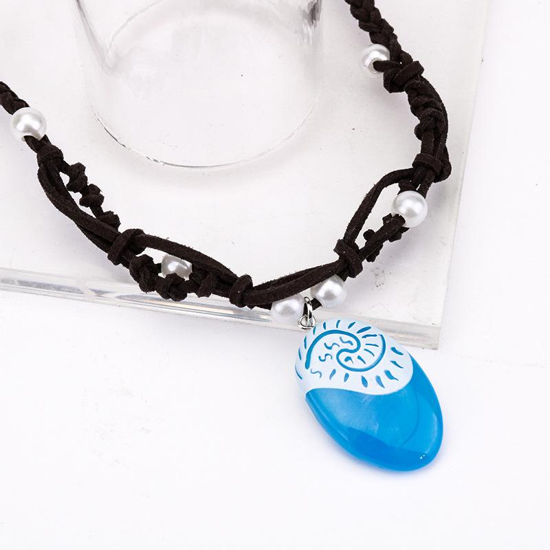 Collana Semplice Vintage Principessa Moana Moana Seconda Generazione Collana Geometrica Vuota Annodata