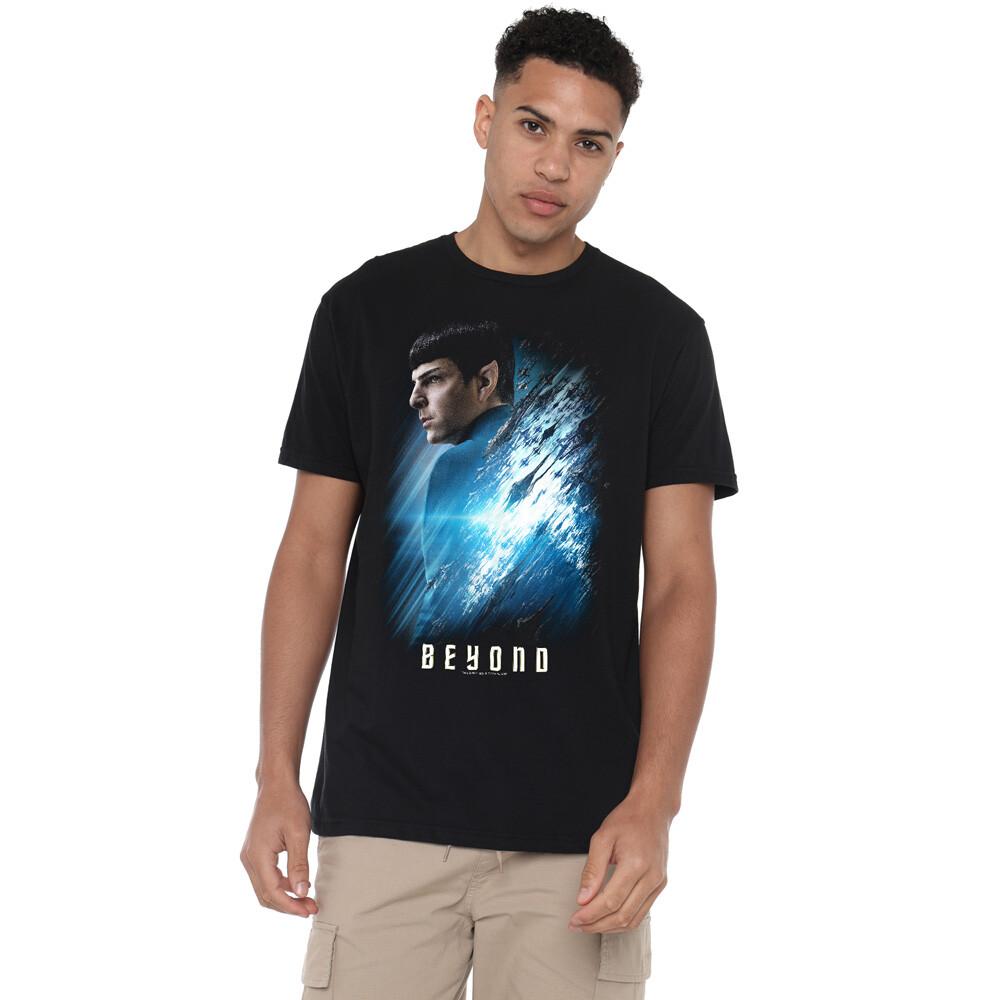 Star Trek Beyond Spock Poster T-Shirt S-5XL Black L