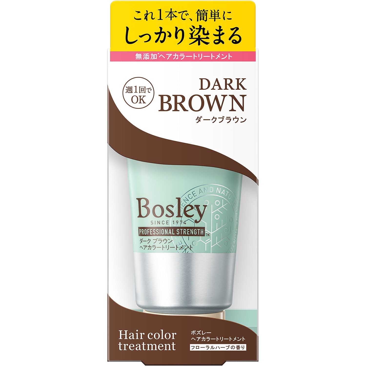 

Bosley Hair Color Treatment [Easy and thorough dyeing] Dark Brown 150g