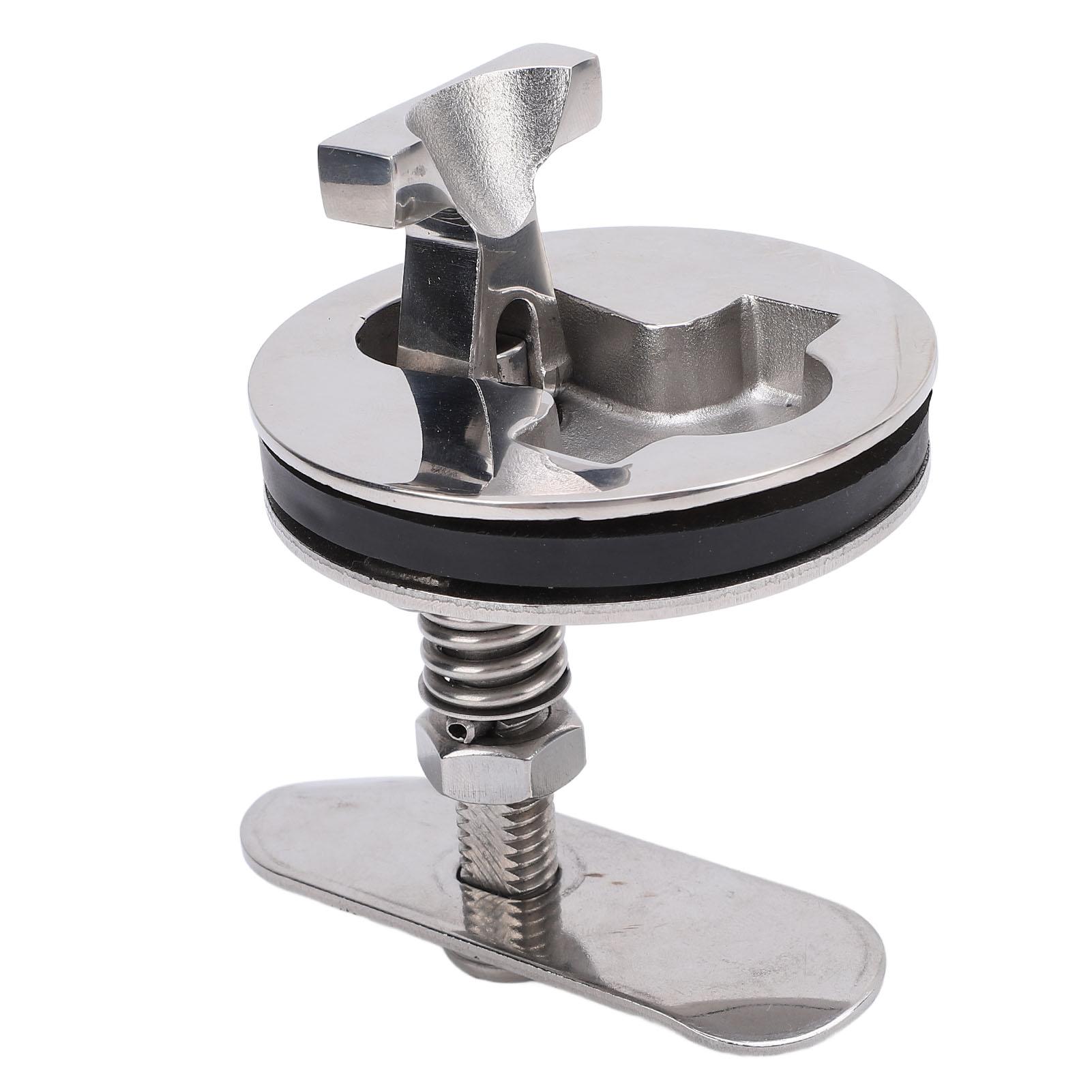 

Т-образная защелка-замок из нержавеющей стали, устойчивая к ржавчине, врезная кулачковая защелка для морского люка, для лодки, автодома, яхты, моторхоума