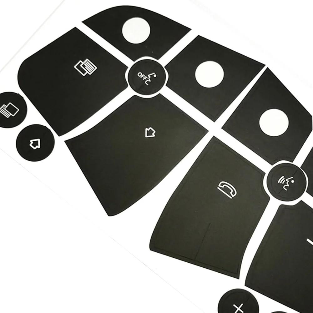 Decal pentru Buton Buton Reparare Autocolant Practic de Folosit Iluminare Reflectată Reparații Interioare Auto