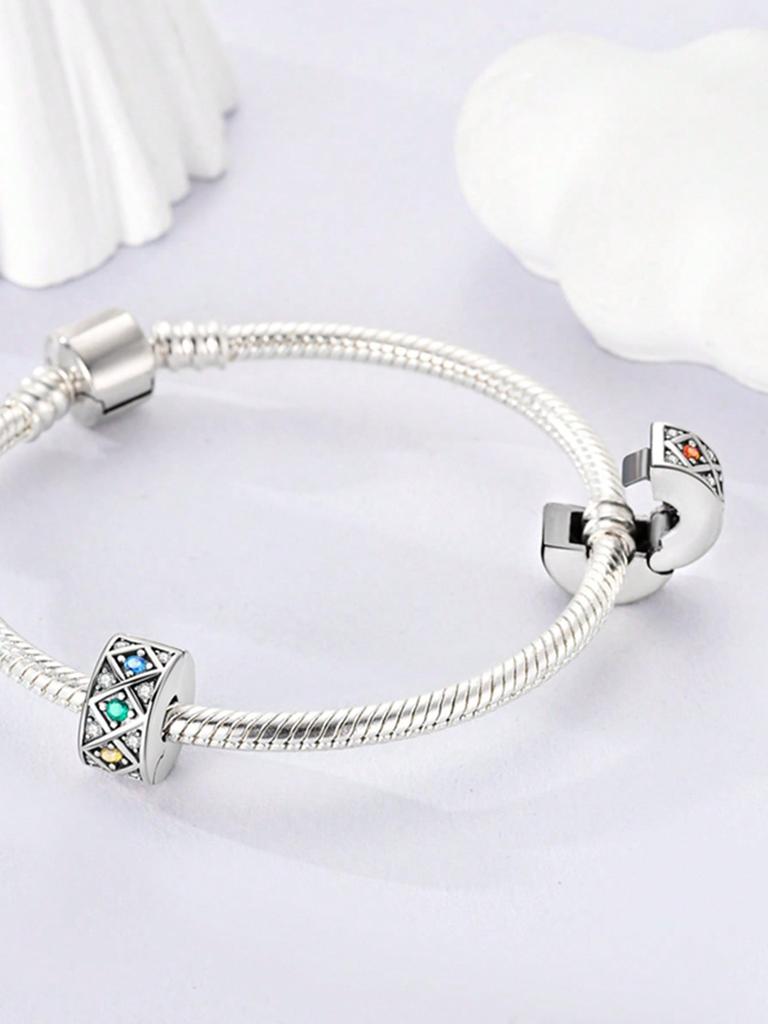 Charms Plata Copper Colors Sun Moon Stars Clips And Spacers Beads Pendant For Original Bracelet For Women Diy Jewelry Love Gift