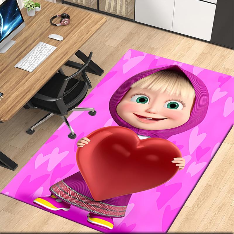 Masha Printed Carpet, for Office Chair Living Room Bedroom Kitchen Room Decor Gifts.