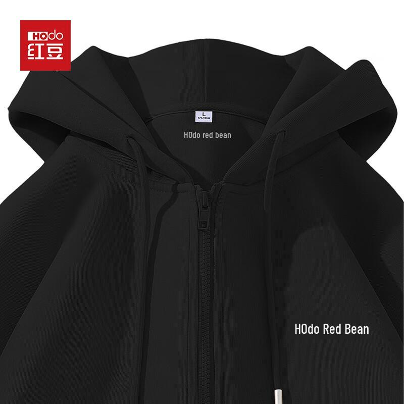 Hodo Men s Cotton-Feel Knit Hooded Casual Jacket XL