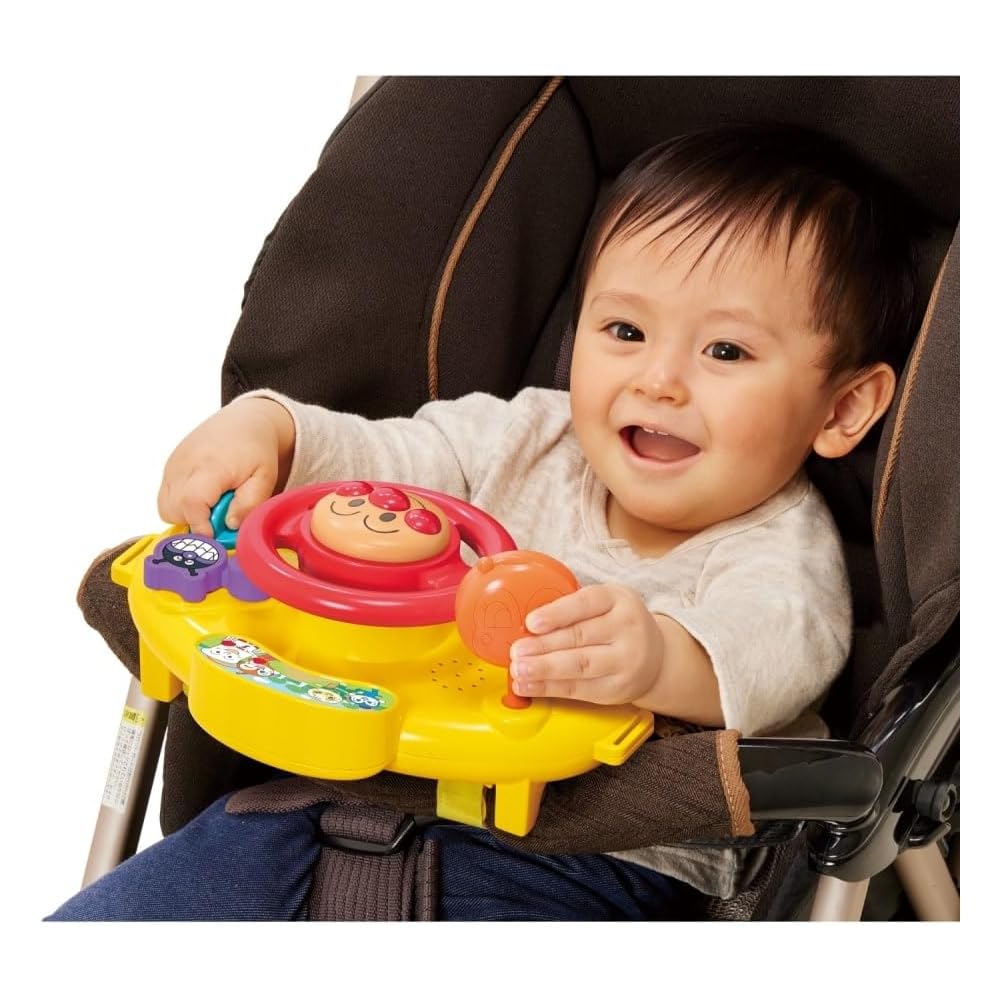Agatsuma Anpanman Talking Melody Handle Toy for Ages 10 Months and Up