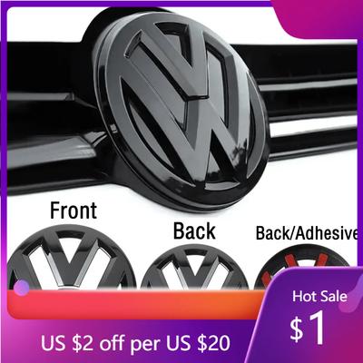 2026 Heet Voor VOLKSWAGEN VW VW Auto Voorgrille/Achterembleem Kap Covers Logo Sticker Voor Volkswagen Polo 2011-nu 6R0853600A 35D853