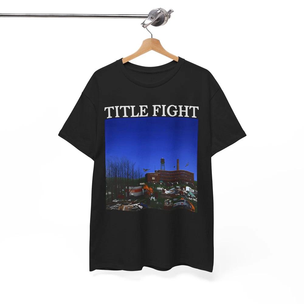Футболка Title Fight, Футболка с альбомом Shed, Футболка музыкальной рок-группы, Унисекс футболка S