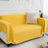 Simple and Suitable for All Seasons, Herringbone Grid, Lazy Sofa Towel, Outdoor Camping Blanket, Sofa Mat, Tablecloth