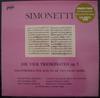 LP Record GIOVANNI PAOLO SIMONETTI  DAS ENSE  Die Vier Triosonaten Op. 5 10018 Swiss Pan 1982 Switzerlan Classical Used
