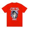If They Talk Behind Yo Back Fart Wolf Literally Me Funny Meme Emo T-shirt Men's Clothing Harajuku Retro Oversized Cotton T Shirt