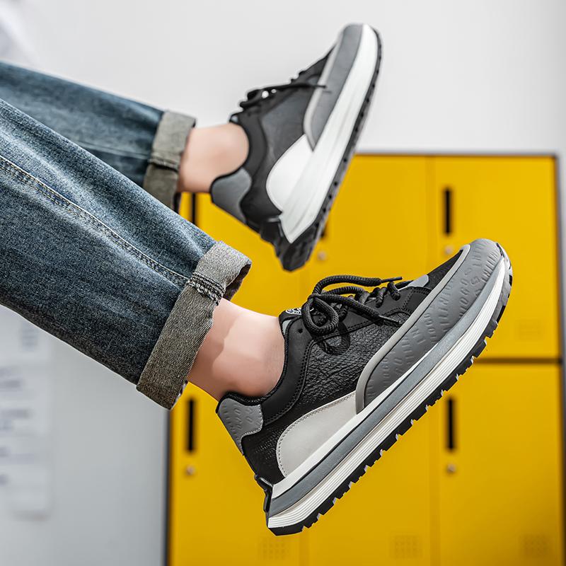 New Fashion Men's Four Seasons Comfortable  Shoes Students Male Boys Trending Soft Sole Breathable Casual Running Sneakers