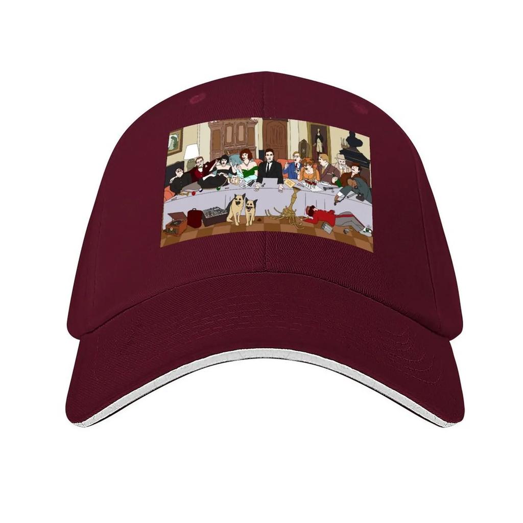 The Last Supper at Boddy Mansion Baseball Cap Winter hat Luxury Brand Sports Cap Luxury man cap Mens Luxury Womens