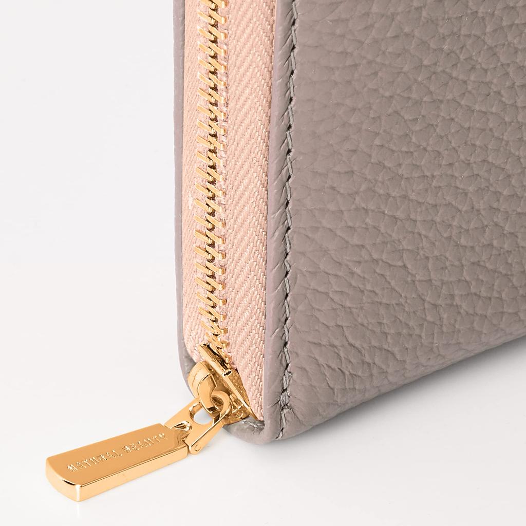 Natural Beauty Selene Women's Round Long Wallet, Charcoal Gray, One Size