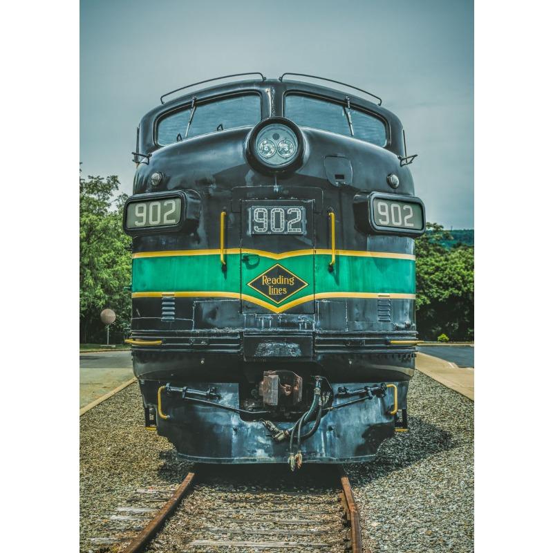 Vintage Cale Ferată Retro Cale Ferată Tren cu Aburi Locomotivă Peisaj Poster de Artă Pictură pe Pânză Imprimeuri de Perete Imagine Cameră Decor Acasă