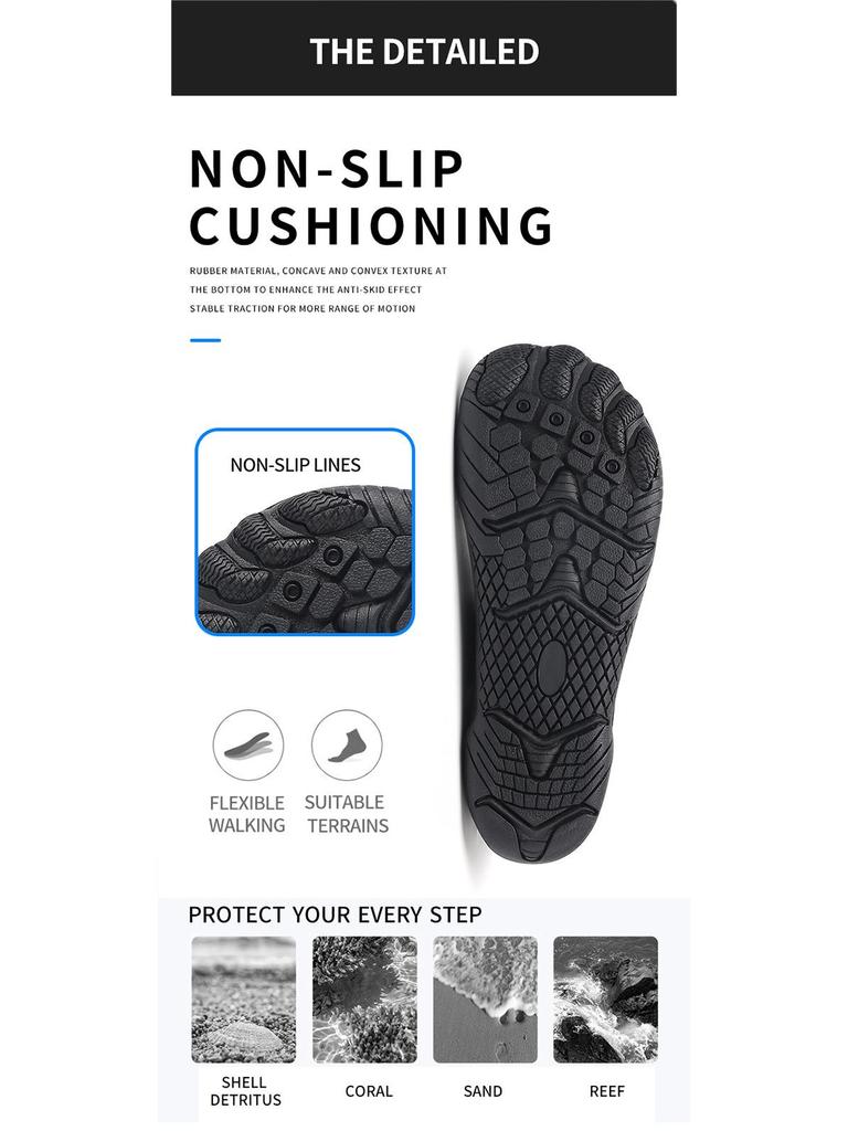 Unisex Rutschfeste Atmungsaktive Fluss- und Strandschuhe für Outdoor-Aktivitäten