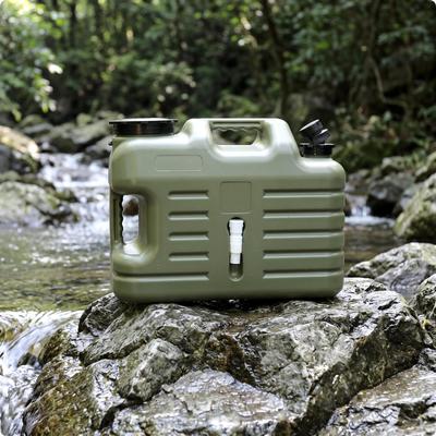 Portable Water Bucket with Spigot | Wide Opening, Container Spigot, for Road Trips