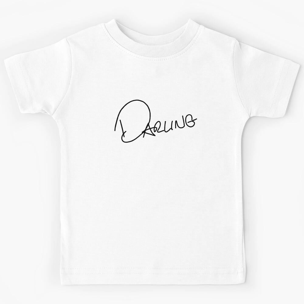 Darling Styles Handwriting Design Kids T-Shirt 160
