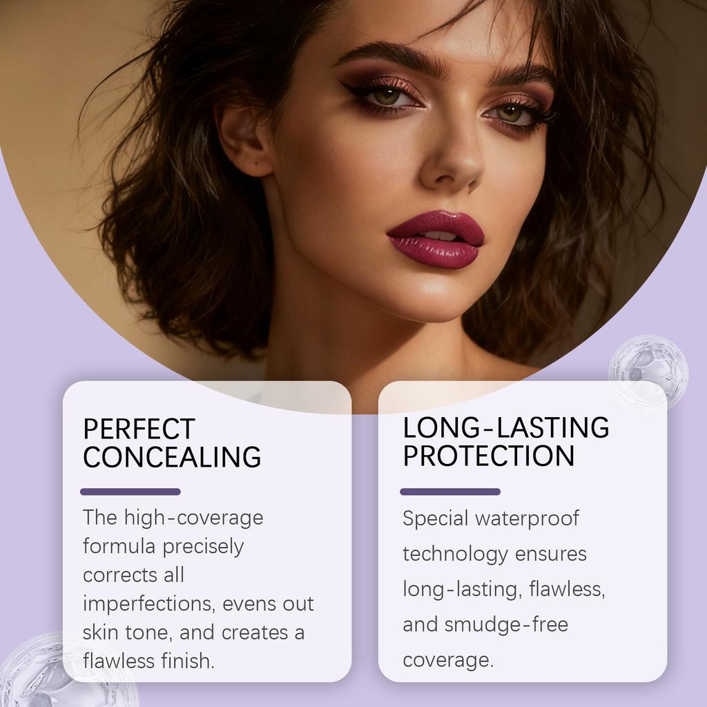 Long-Lasting Body Concealer (Medium Shade) Daily Moisturizing Face & Body Concealer Cream for Even Skin Tone