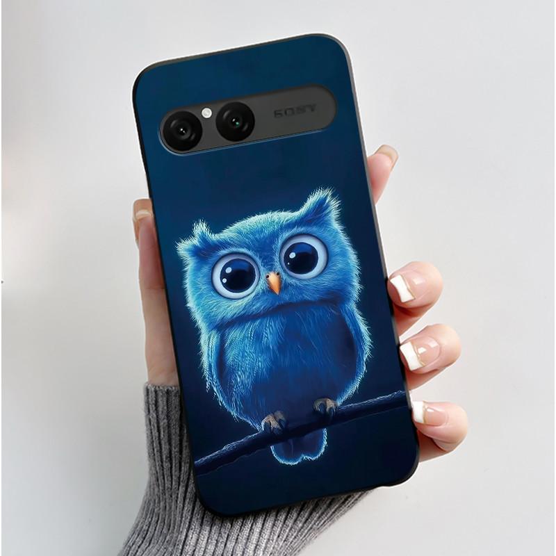 

Black Case For Sony Xperia 10 VII Anti-scratch Jelly Shell Popular Trendy Style Exclusive Viral Milk Tea Rabbit Puppy Pattern Sony Xperia 10 VII