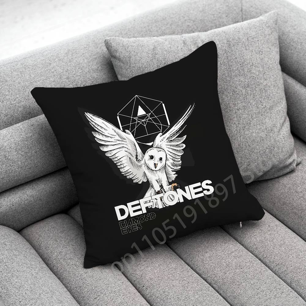 D-Deftones Private Music Diamond Eyes Throw Pillow Case For 30x30cm 40x40cm 45x45cm 50x50cm 55x55cm Square Sofa Pillowcase Shell