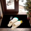 Neon Tiktok Logo Art Area Rug for Office, Chair Rug, Decorative Carpet Livingroom Mat, Large Size Fan Gifts Christmas Gifts